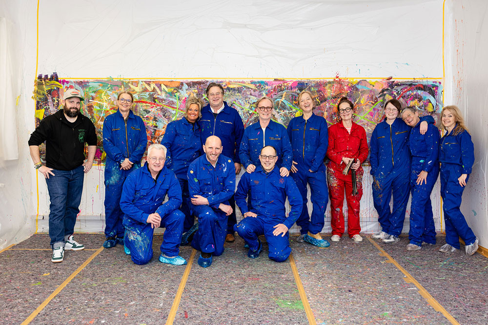 Action-Painting-Event bei Alexandra Seils