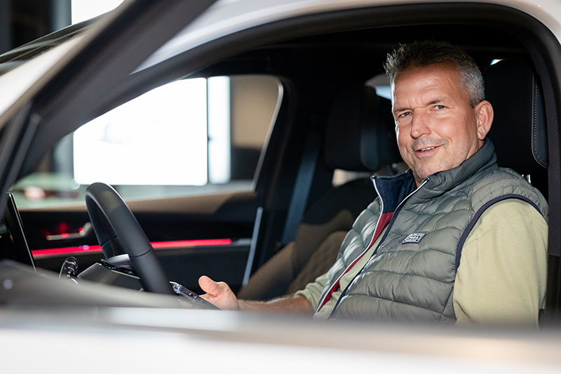 Probesitzen in einem BYD